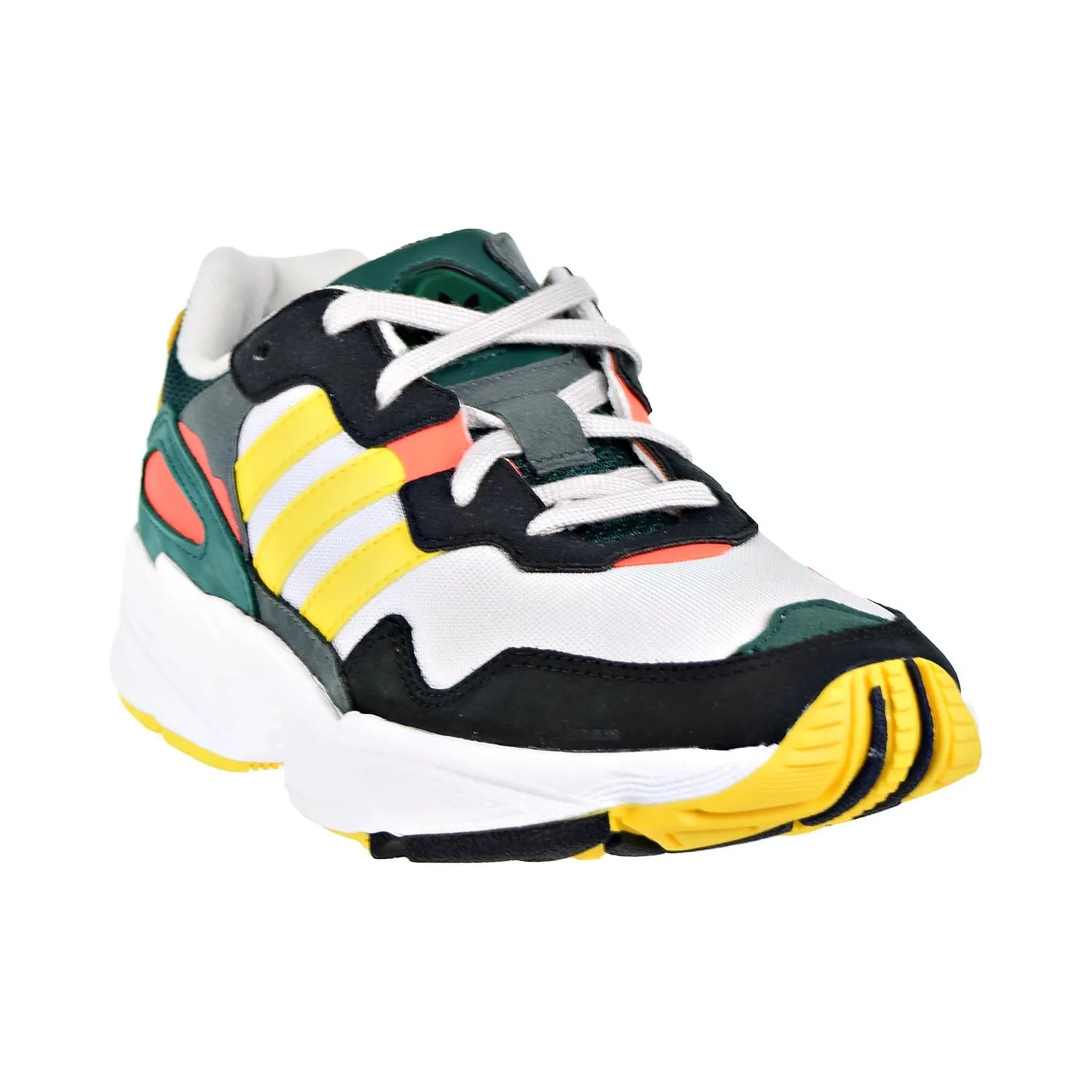 Adidas Yung-96 Men's Shoes Grey One/Bold Gold/Solar Red