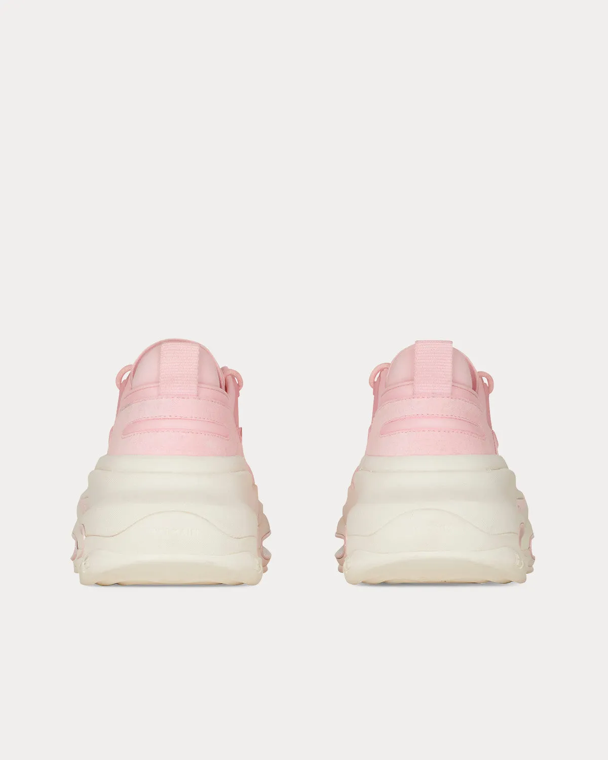 B-Bold Leather, Metal & Suede Pink Low Top Sneakers