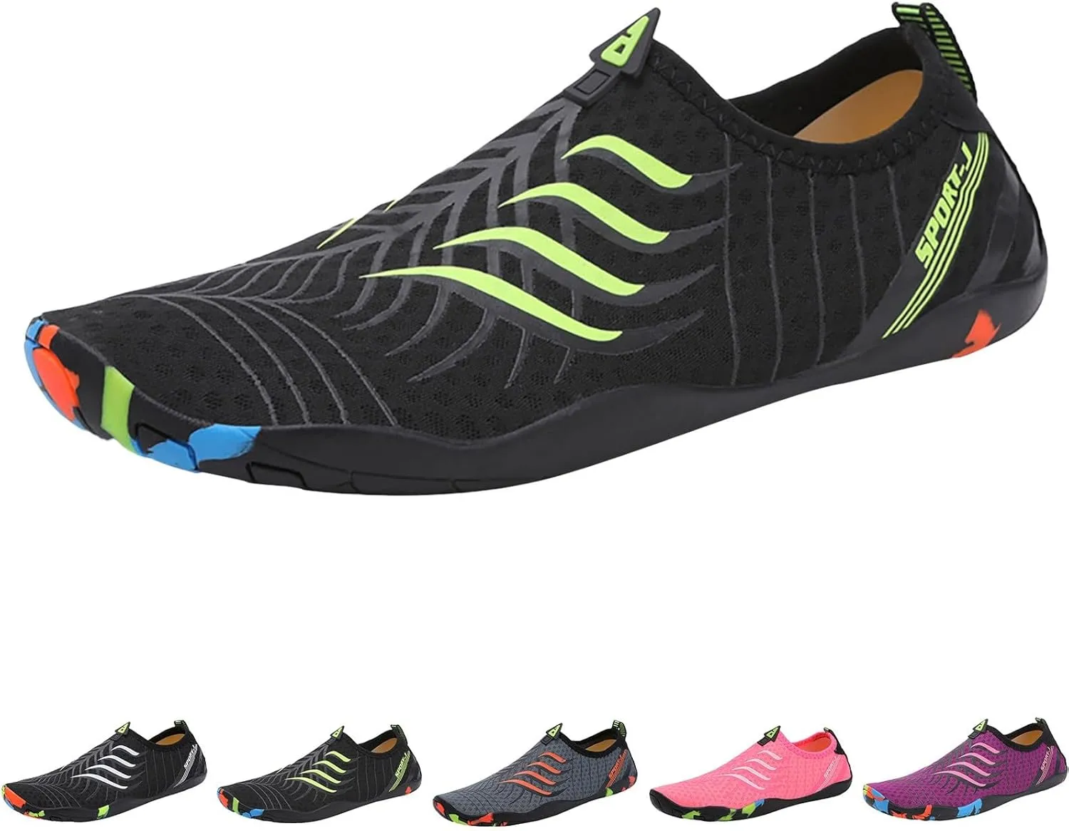 Barefoot Swim Shoes Men Women Quick Dry Aqua Water Shoes Beach Pool Surf Hiking Kayaking Diving Yoga Outdoor Sport Lightweight Design