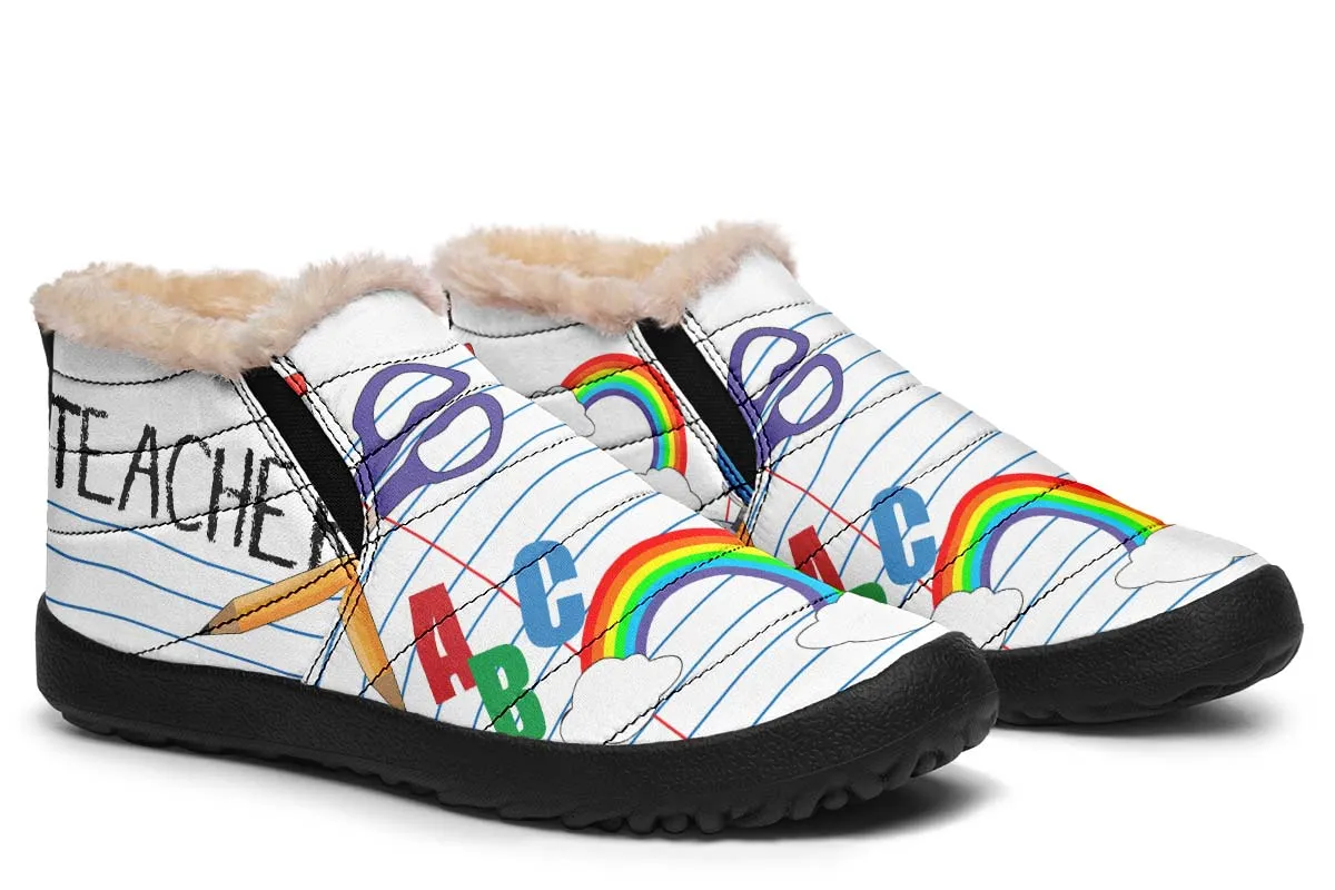 Bold Teacher Winter Sneakers