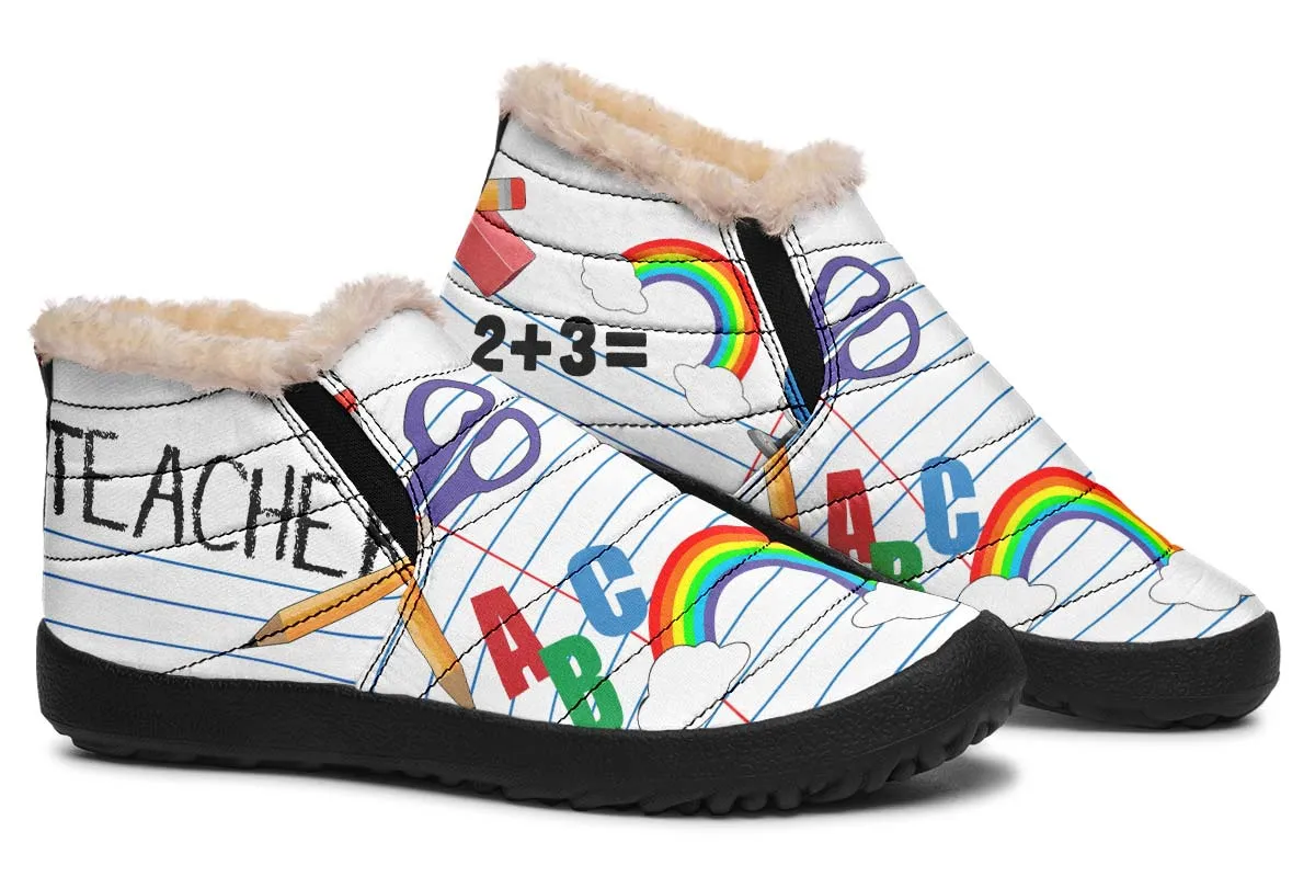 Bold Teacher Winter Sneakers