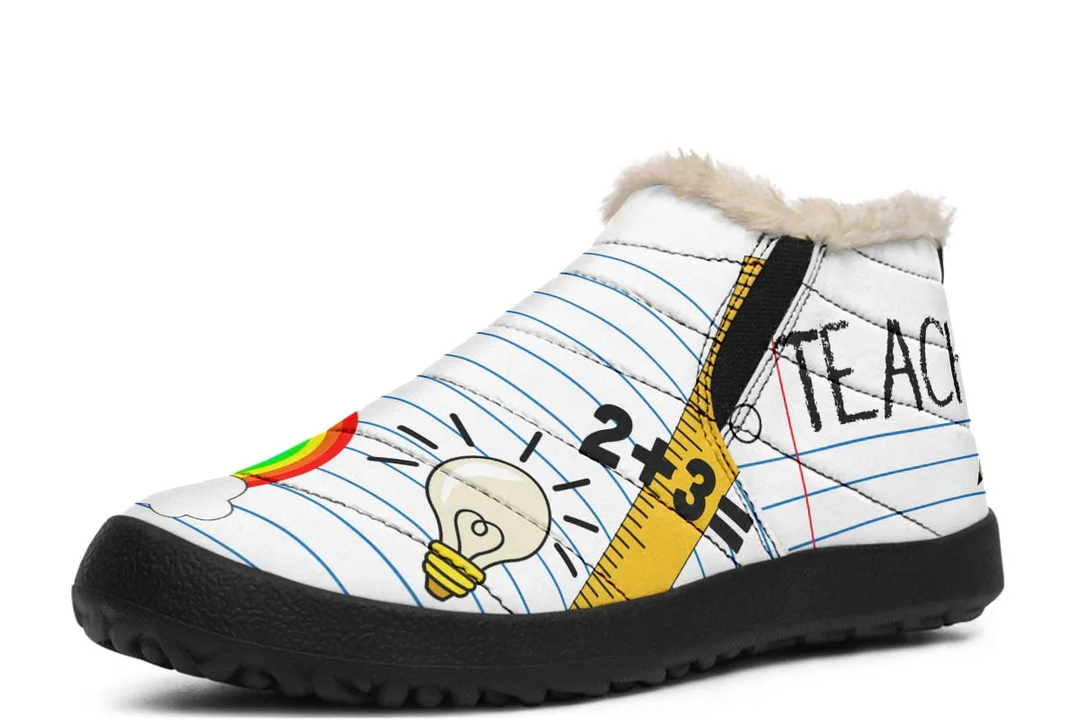 Bold Teacher Winter Sneakers
