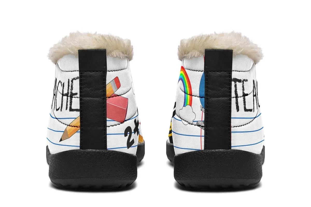 Bold Teacher Winter Sneakers