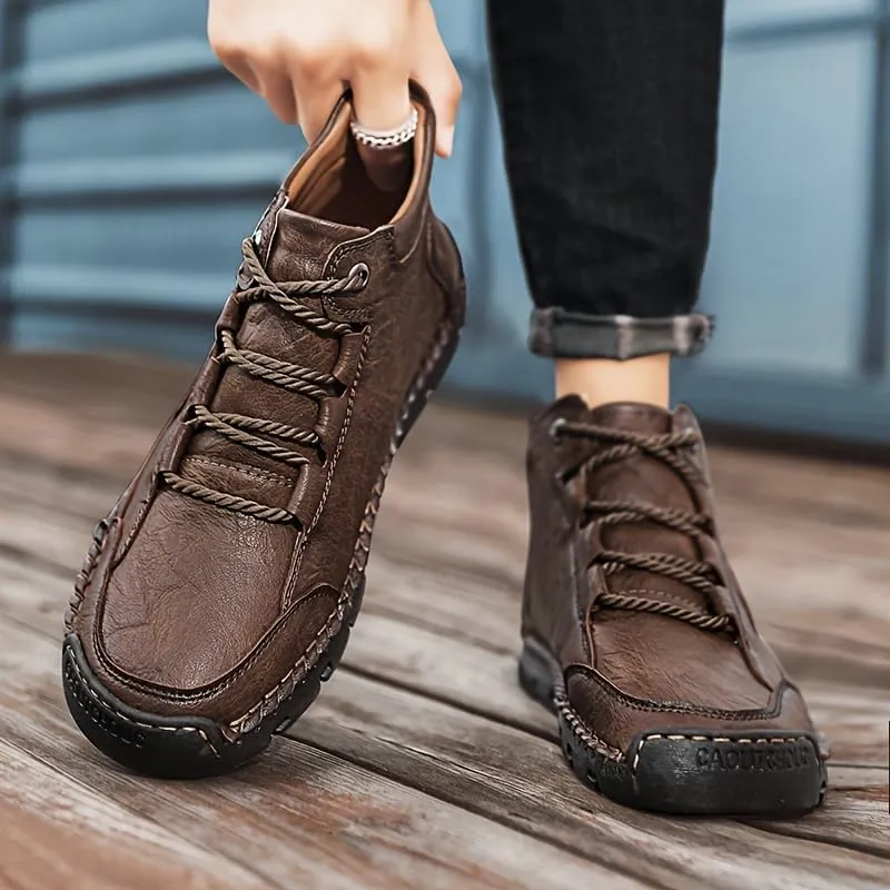Breathable Anti-Slip Men's Casual Sneakers for Outdoor Walking in Spring, Summer, and Autumn