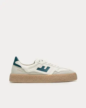 Burela Bold White / Forest Low Top Sneakers