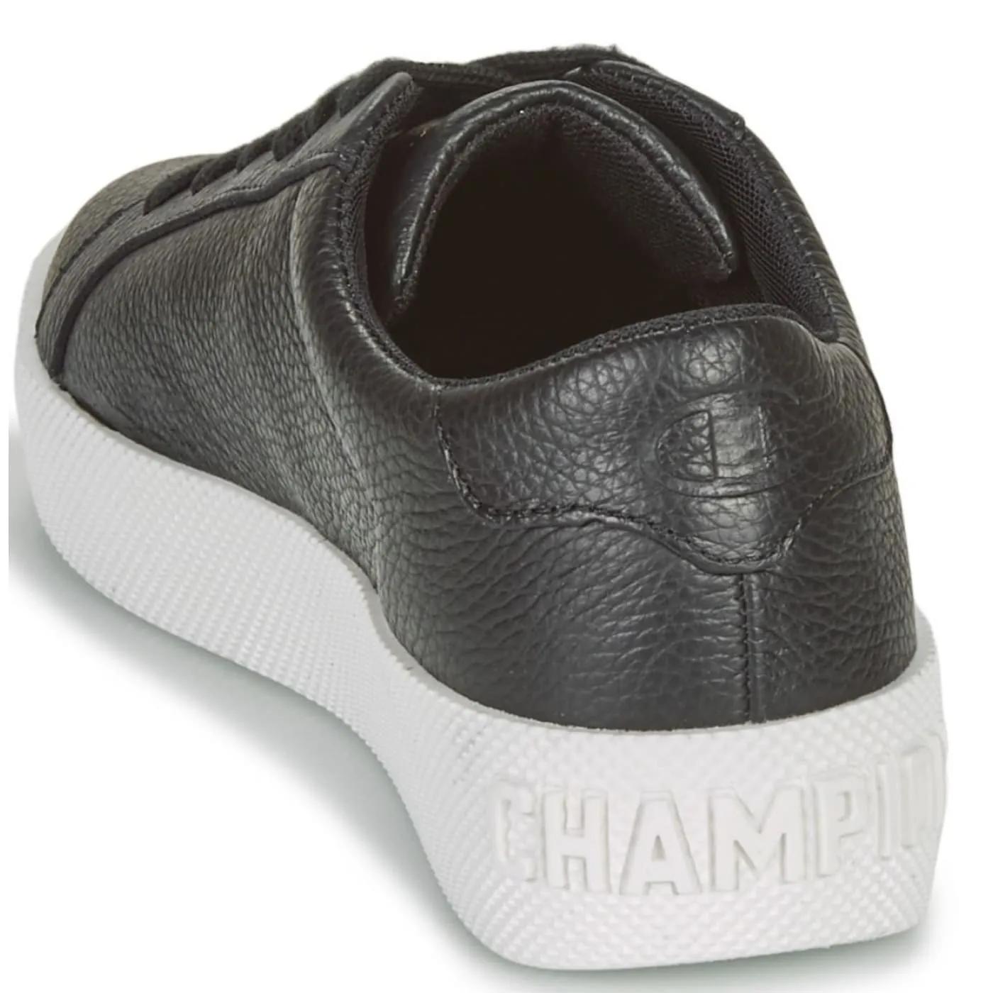 Champion Era Black White Leather Womens Trainers Shoes