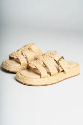 Ciao slip on sandal natural