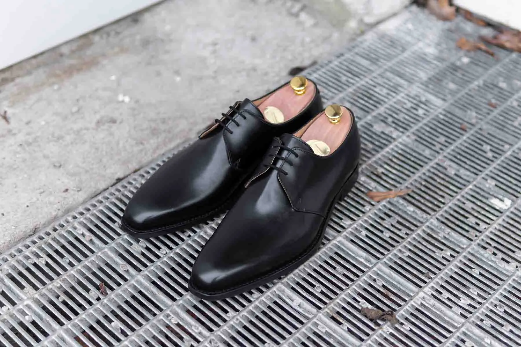 Crockett & Jones Highbury Derby In Black Calf