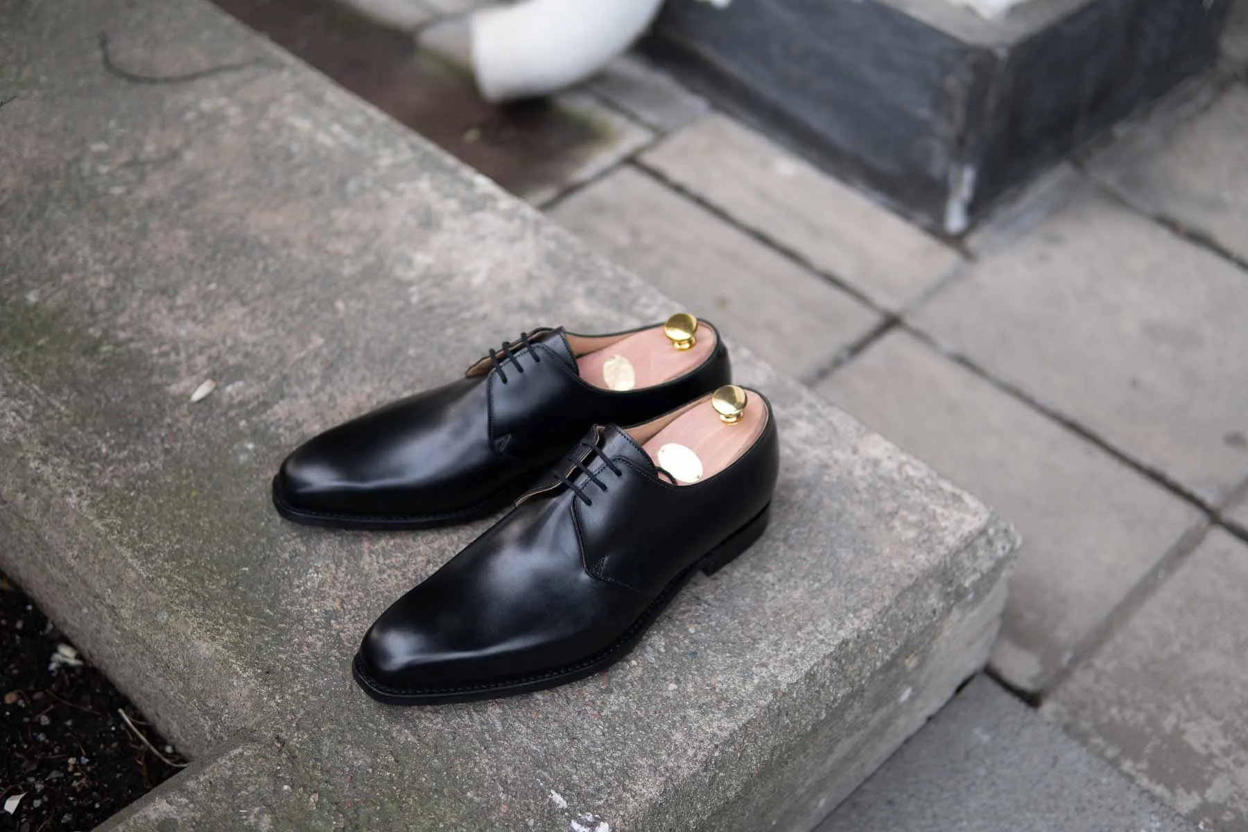 Crockett & Jones Highbury Derby In Black Calf