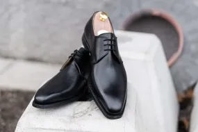 Crockett & Jones Highbury Derby In Black Calf