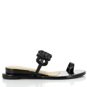 Dalessi Decoy Black Sandals