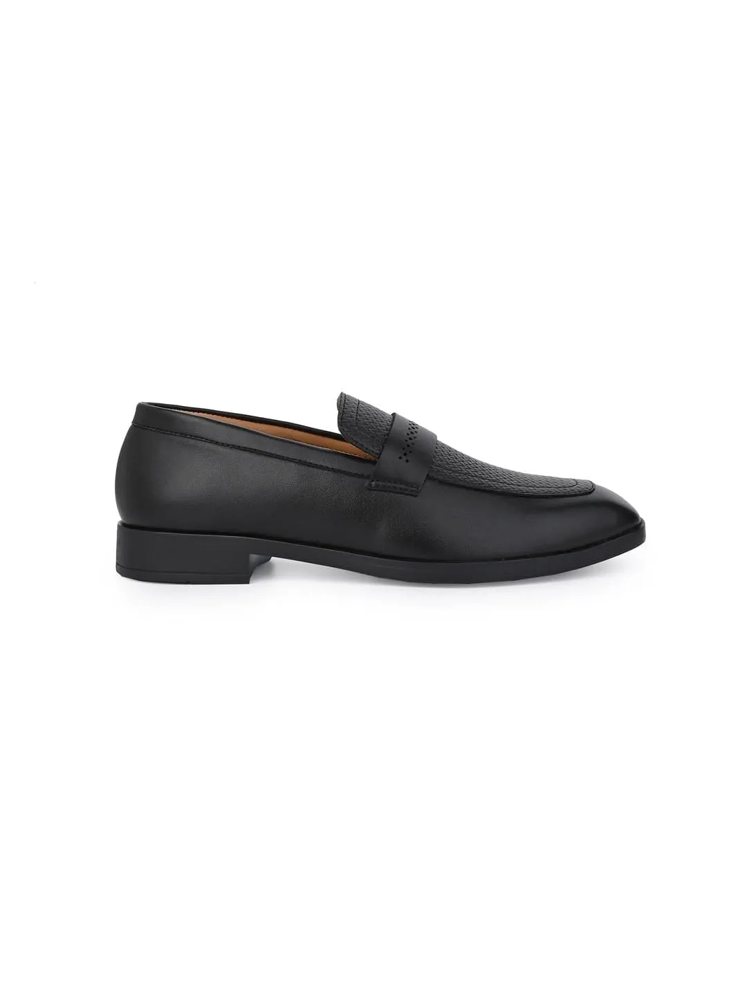 Esmee Black Men Formal Classic Slip Ons