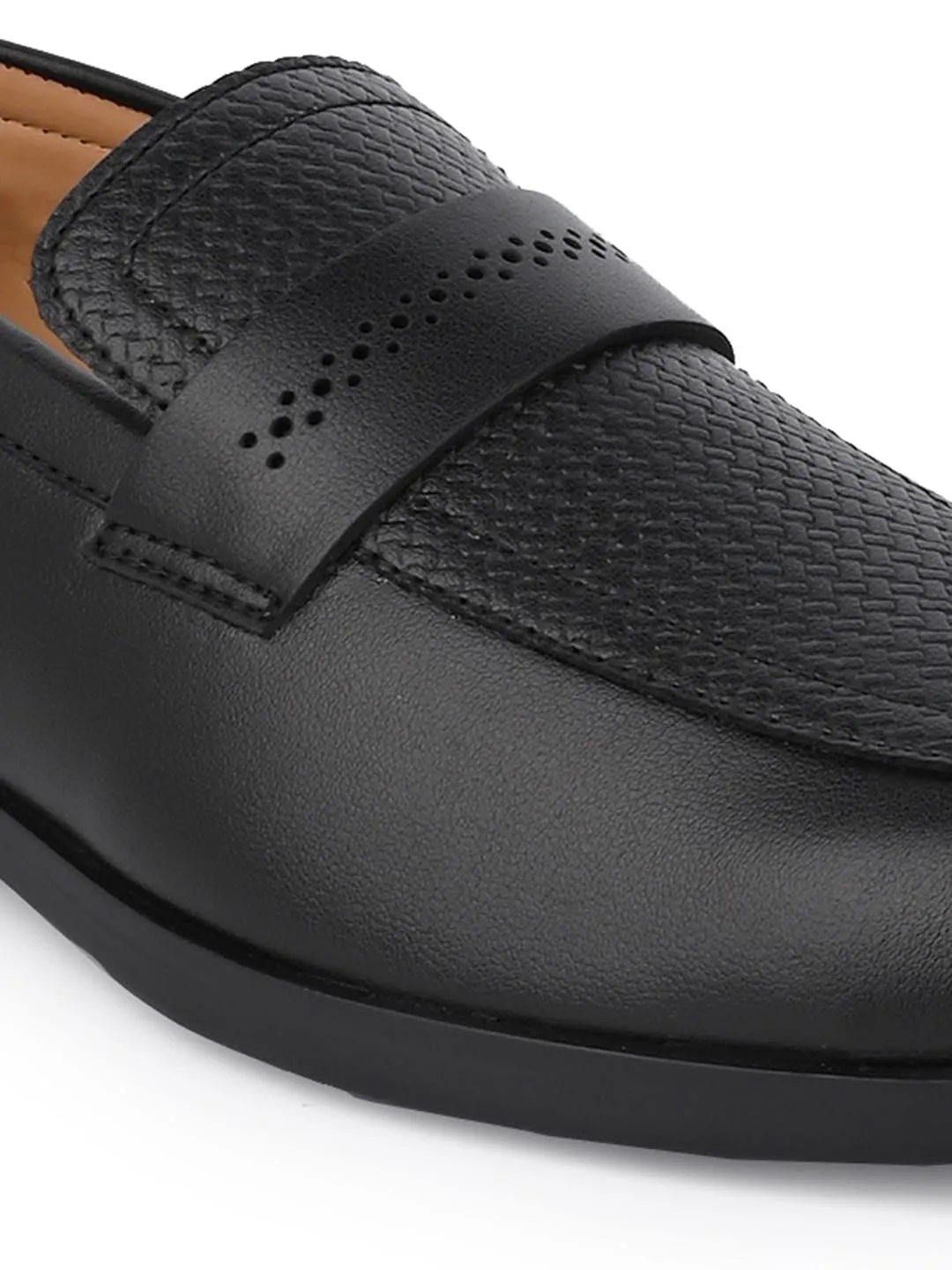 Esmee Black Men Formal Classic Slip Ons