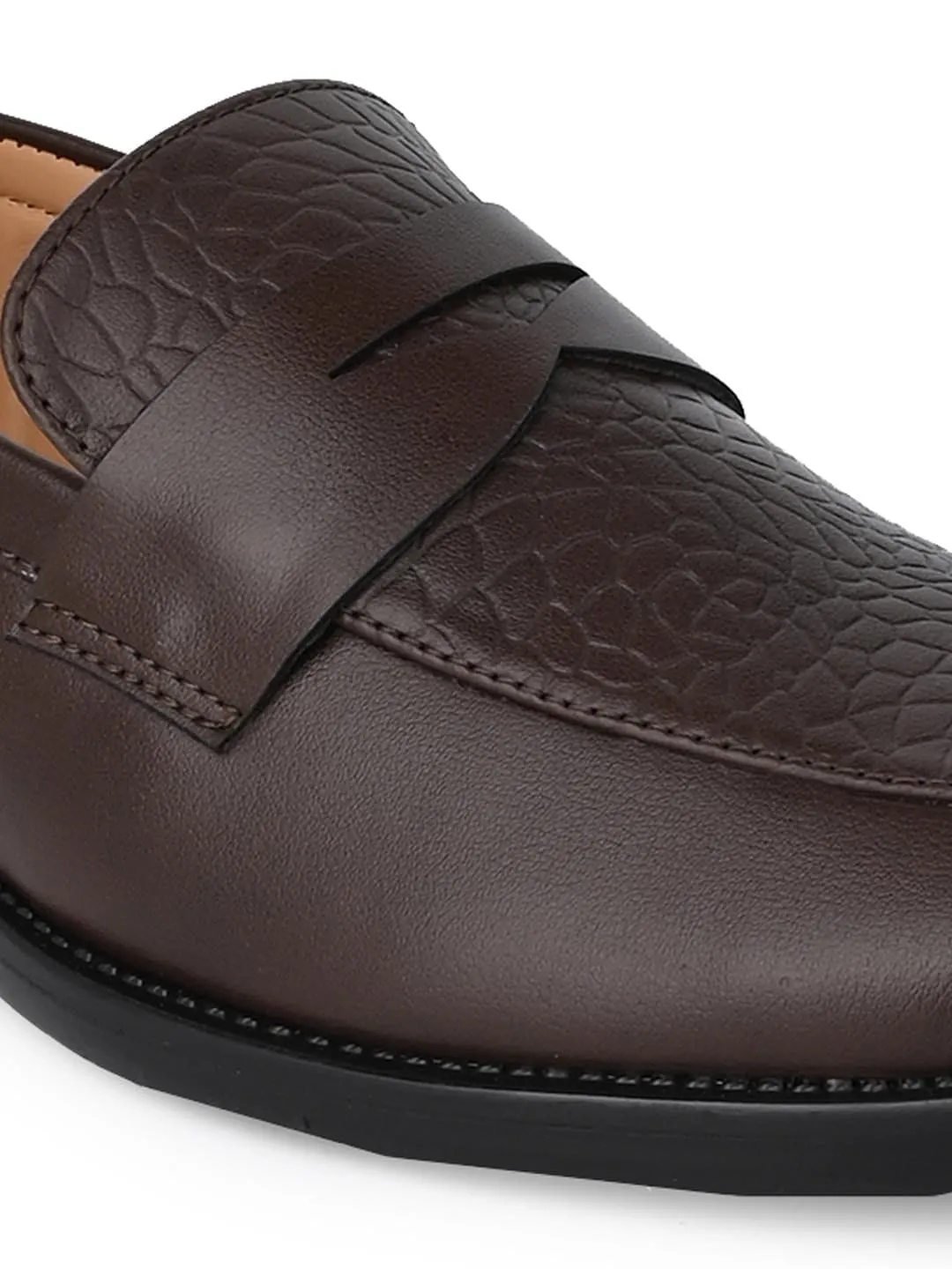 Esmee Brown Men Formal Slip Ons