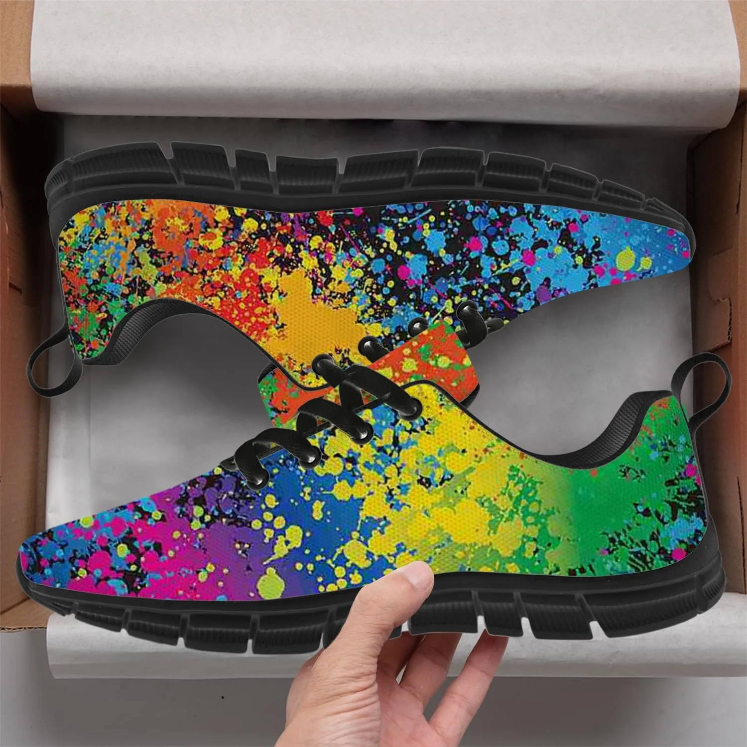 Graffiti Shoes for Women Men Running Shoes Walking Sneakers Tennis Shoes Gifts for Women Teens