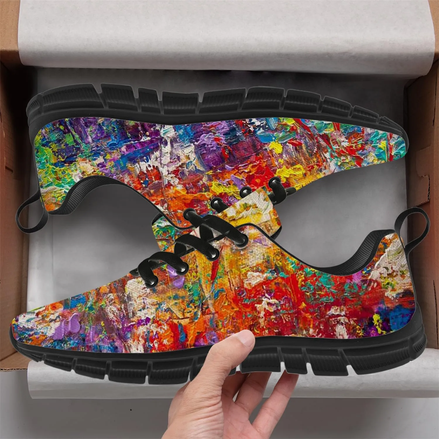 Graffiti Shoes for Women Men Running Shoes Walking Sneakers Tennis Shoes Gifts for Women Teens