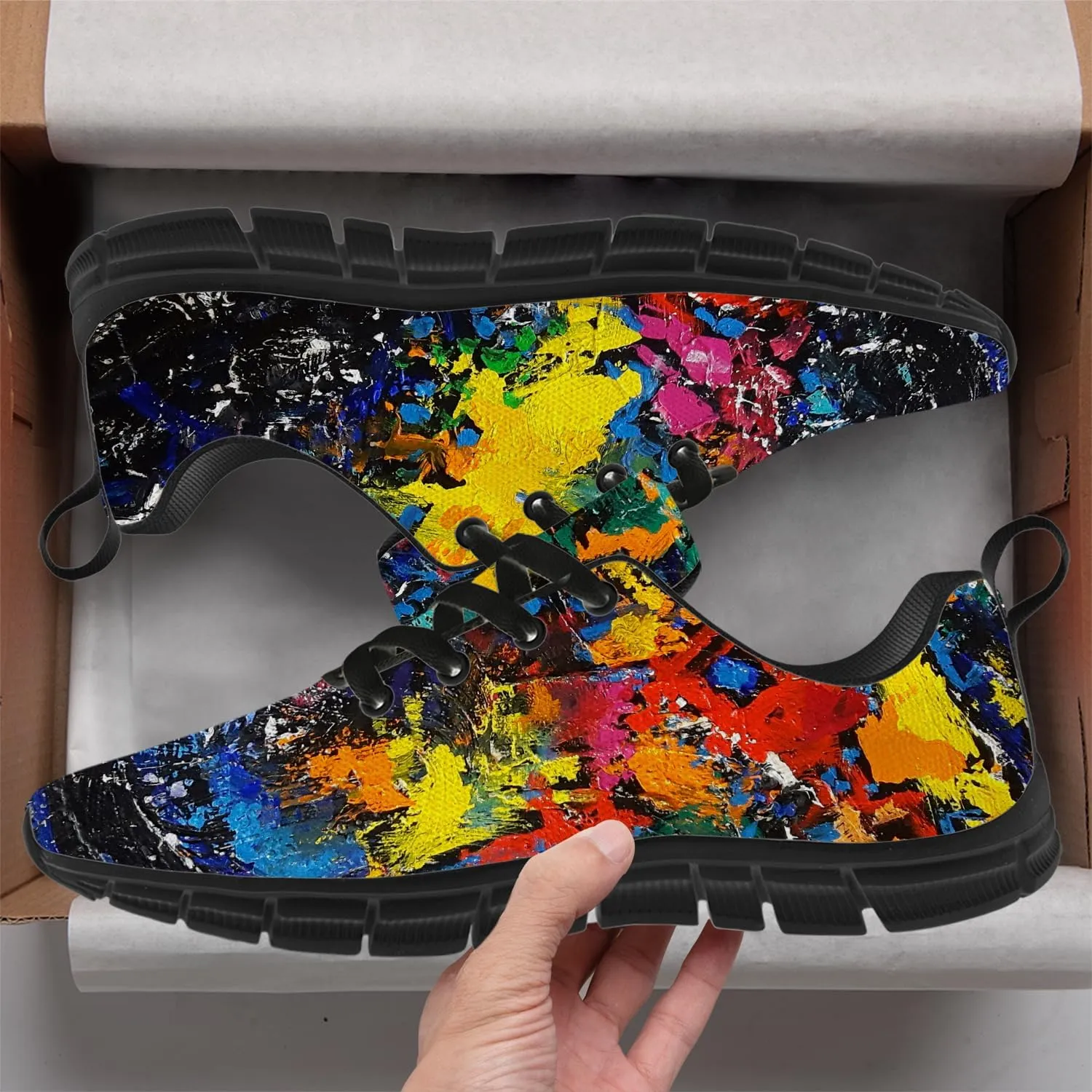 Graffiti Shoes for Women Men Running Shoes Walking Sneakers Tennis Shoes Gifts for Women Teens