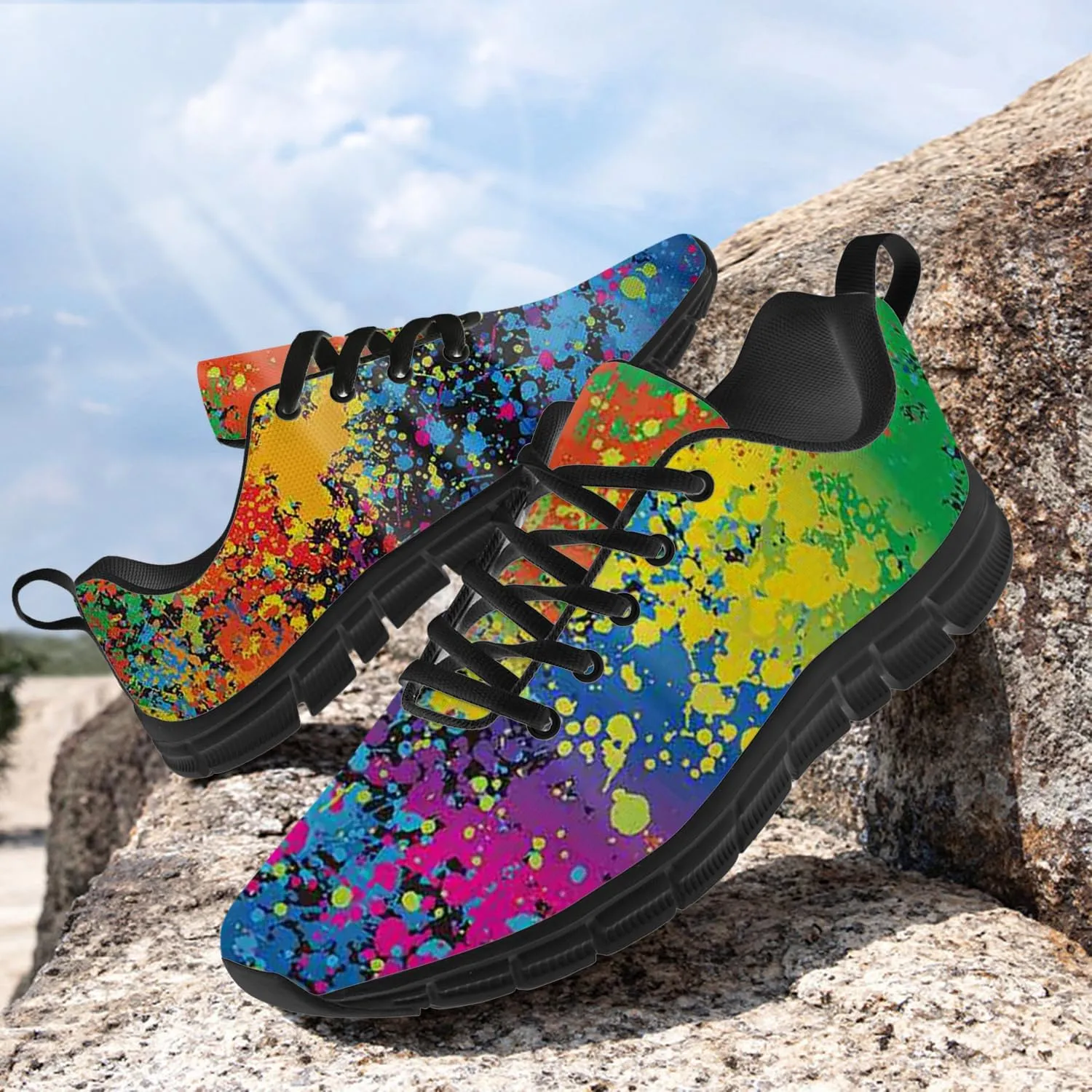 Graffiti Shoes for Women Men Running Shoes Walking Sneakers Tennis Shoes Gifts for Women Teens