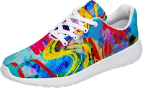 Graffiti Sneakers for Women Men Tennis Shoes Funny Running Shoes Gifts for Her Him