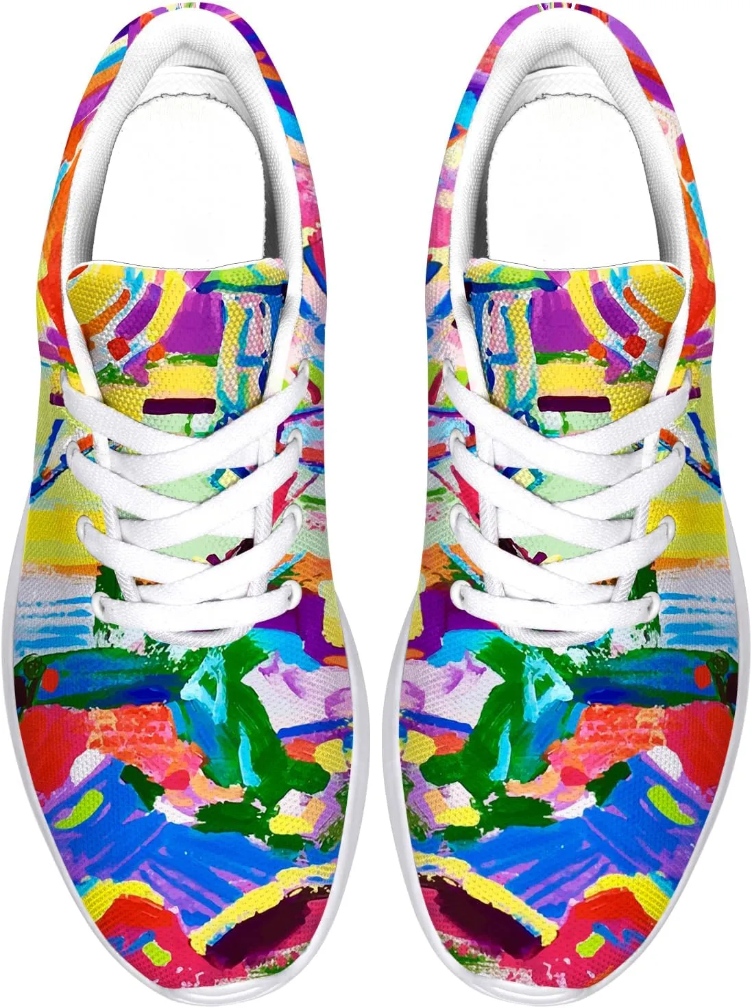 Graffiti Sneakers for Women Men Tennis Shoes Funny Running Shoes Gifts for Her Him