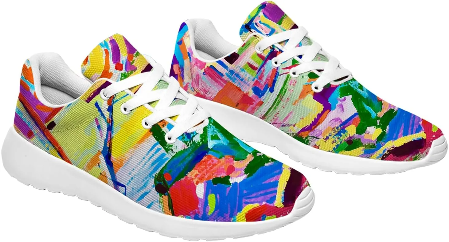 Graffiti Sneakers for Women Men Tennis Shoes Funny Running Shoes Gifts for Her Him
