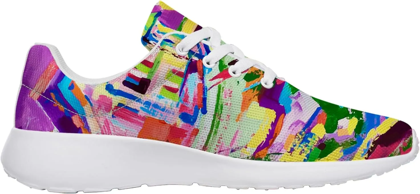 Graffiti Sneakers for Women Men Tennis Shoes Funny Running Shoes Gifts for Her Him