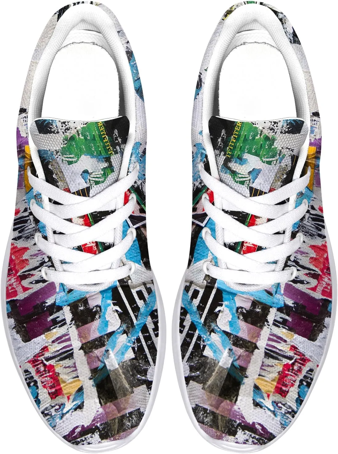 Graffiti Sneakers for Women Men Tennis Shoes Funny Running Shoes Gifts for Her Him