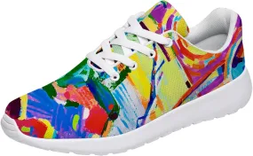 Graffiti Sneakers for Women Men Tennis Shoes Funny Running Shoes Gifts for Her Him