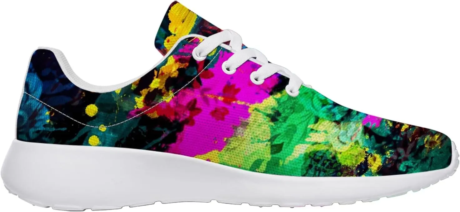 Graffiti Sneakers for Women Men Tennis Shoes Funny Running Shoes Gifts for Her Him