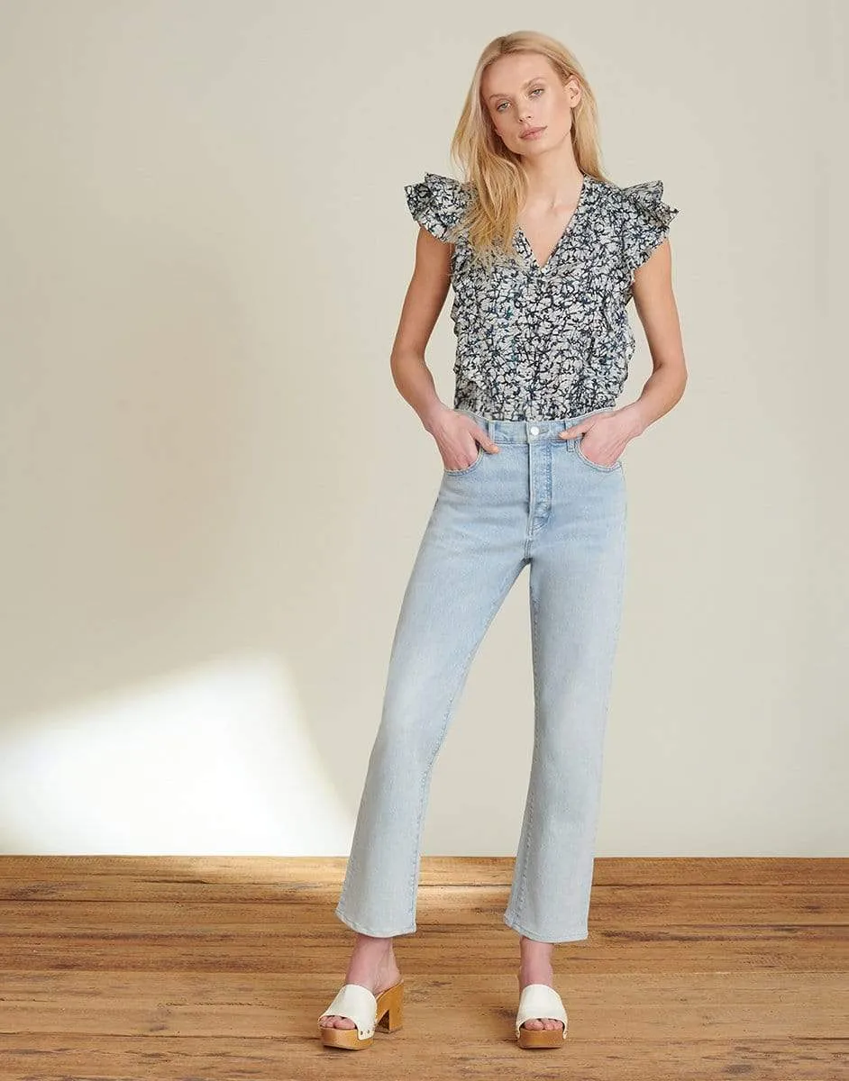 Joi Batik-Print Top