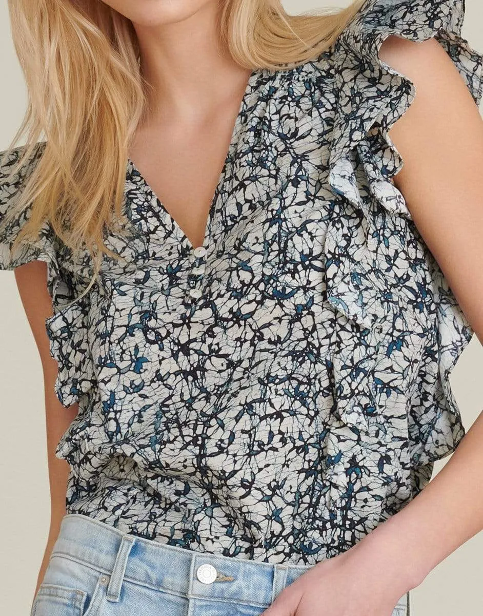 Joi Batik-Print Top