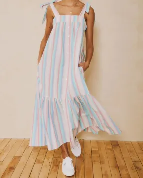 Maisy Dress in Pastel Stripe | Pastel Stripe
