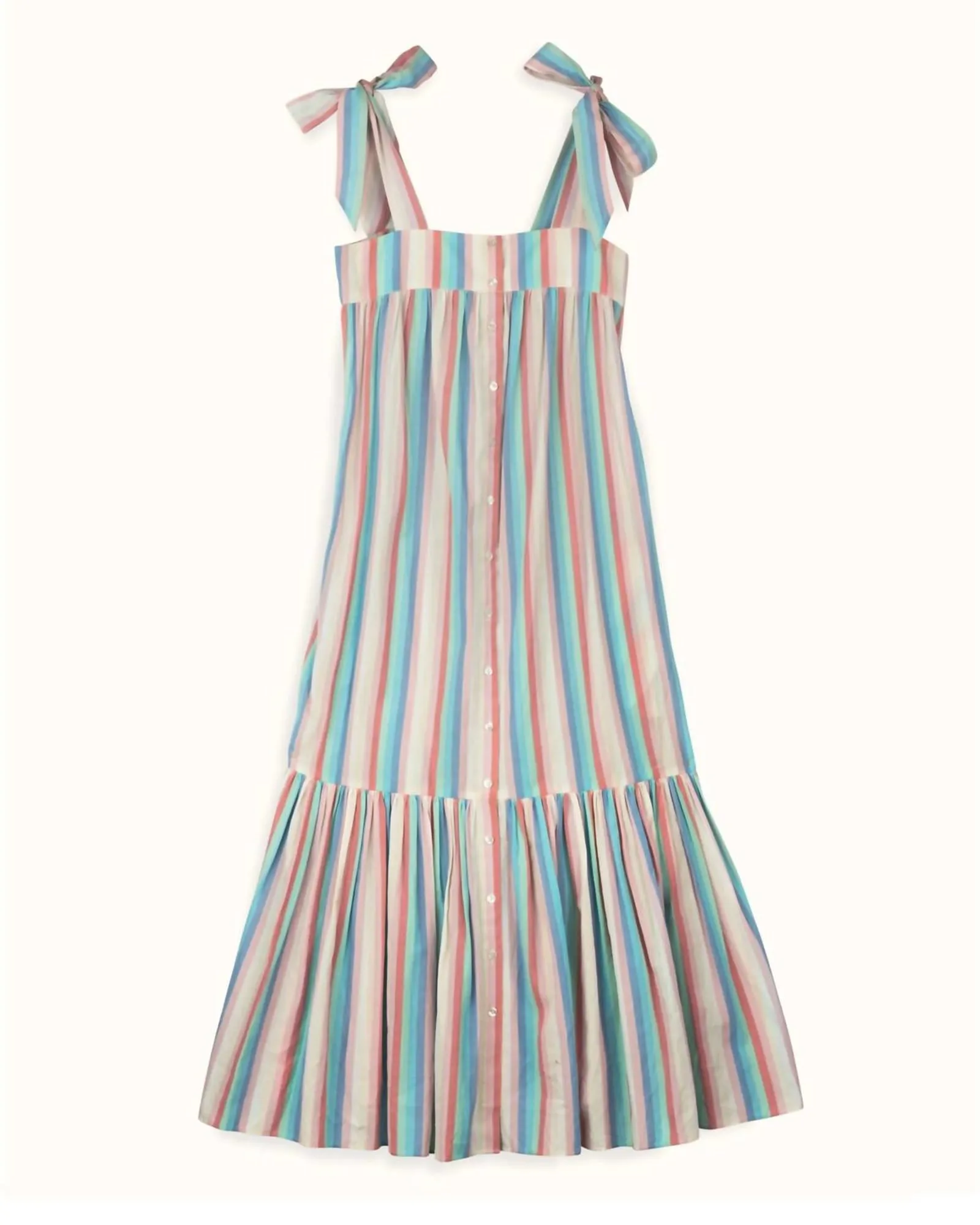 Maisy Dress in Pastel Stripe | Pastel Stripe