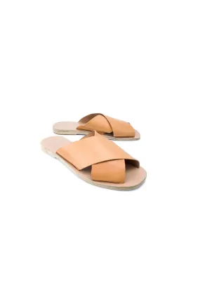 Natural Chios Square Sandal
