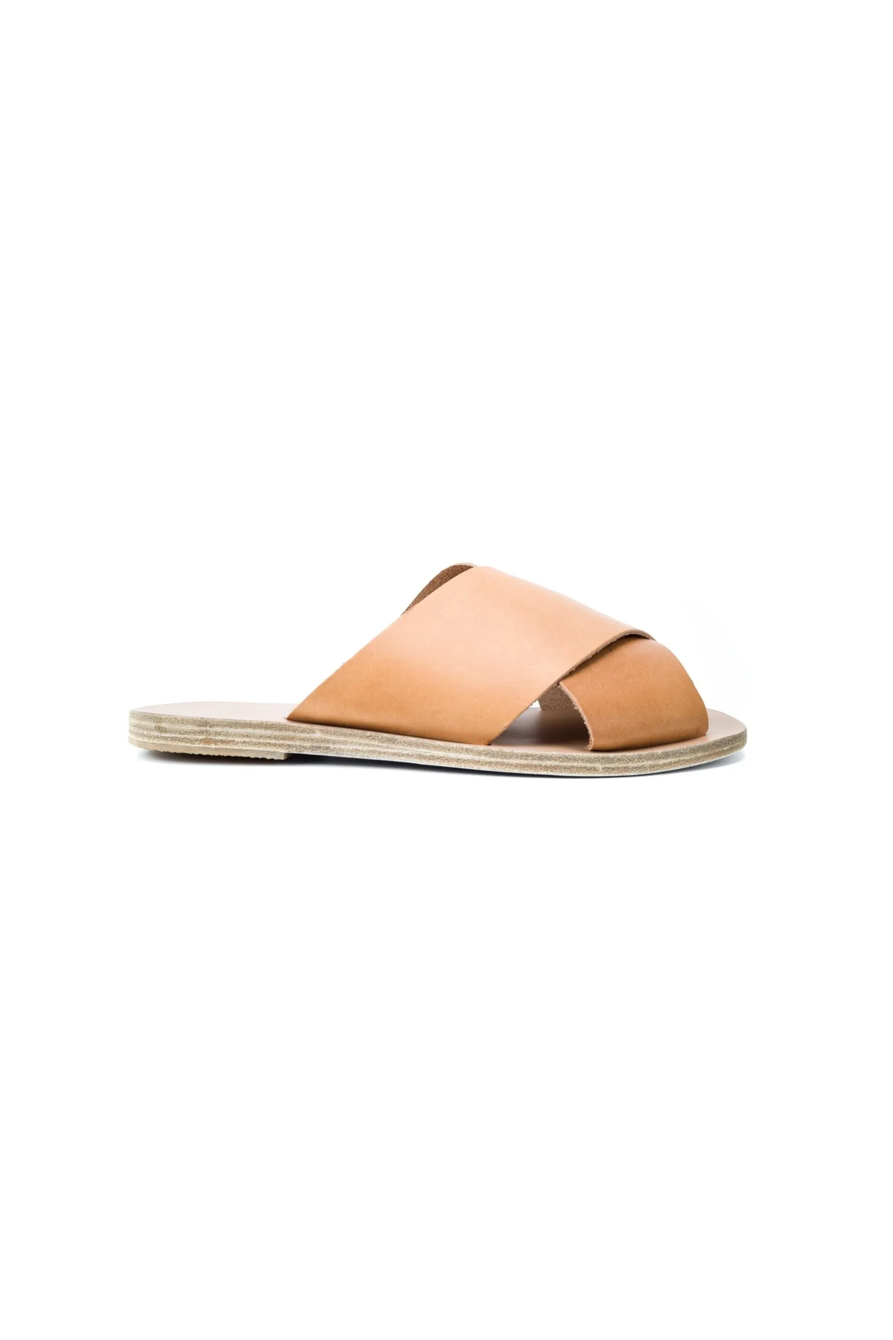 Natural Chios Square Sandal