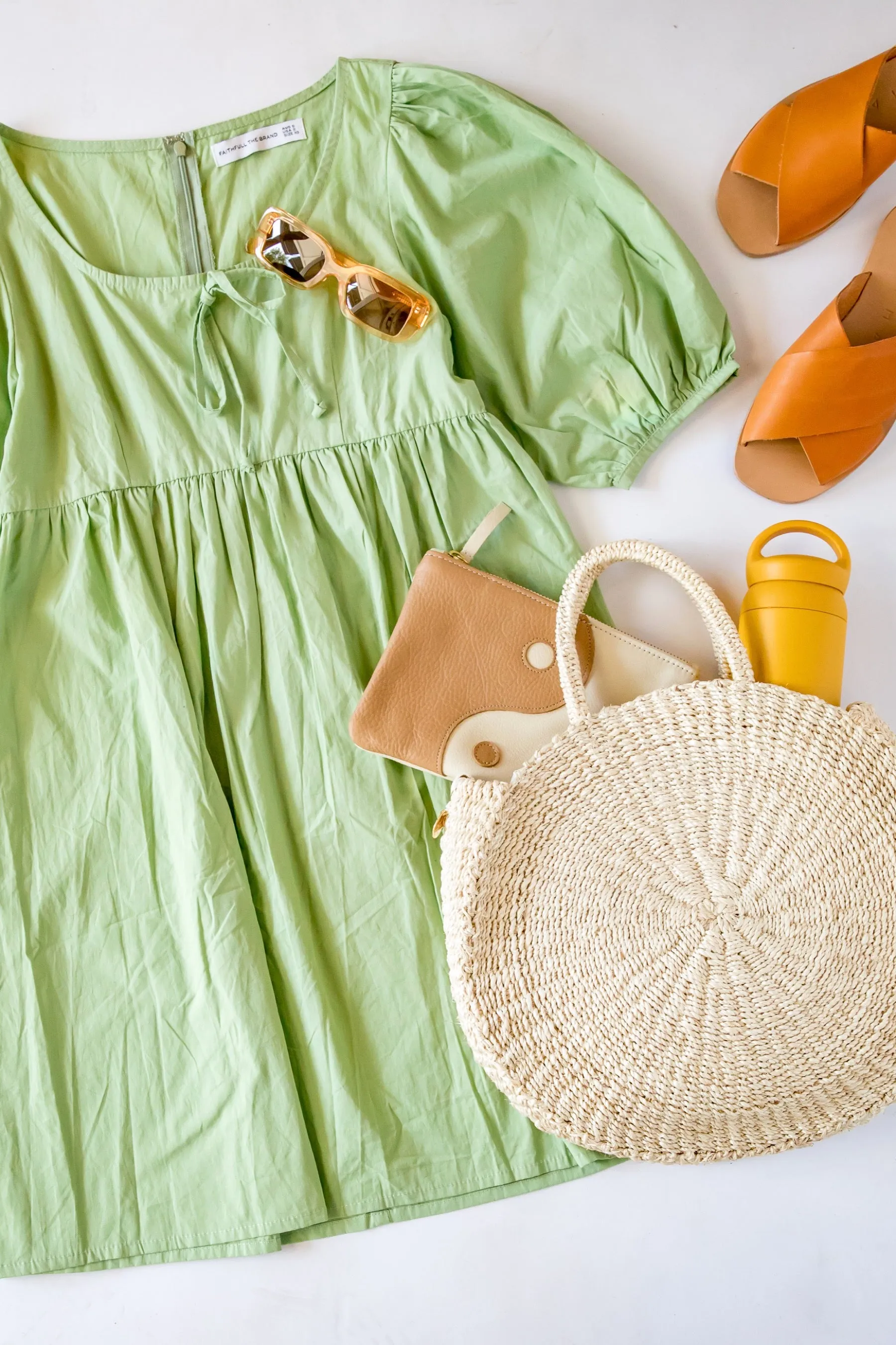 Natural Chios Square Sandal