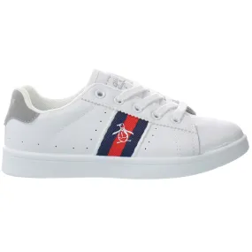 Penguin Plane Kids White Trainers