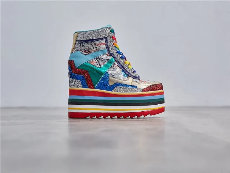 Rainbow Chunky Sneakers