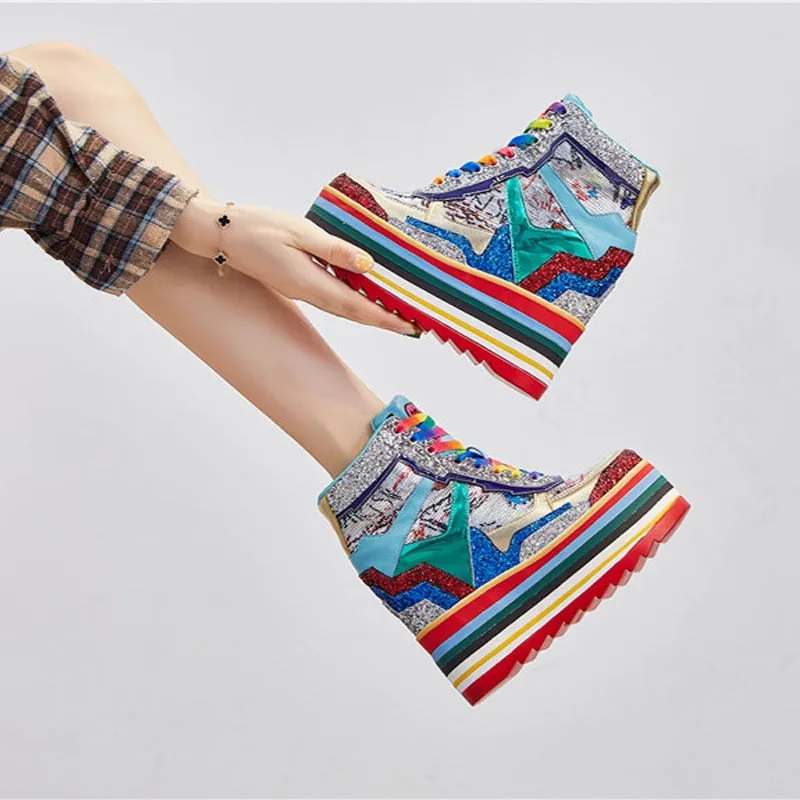 Rainbow Chunky Sneakers