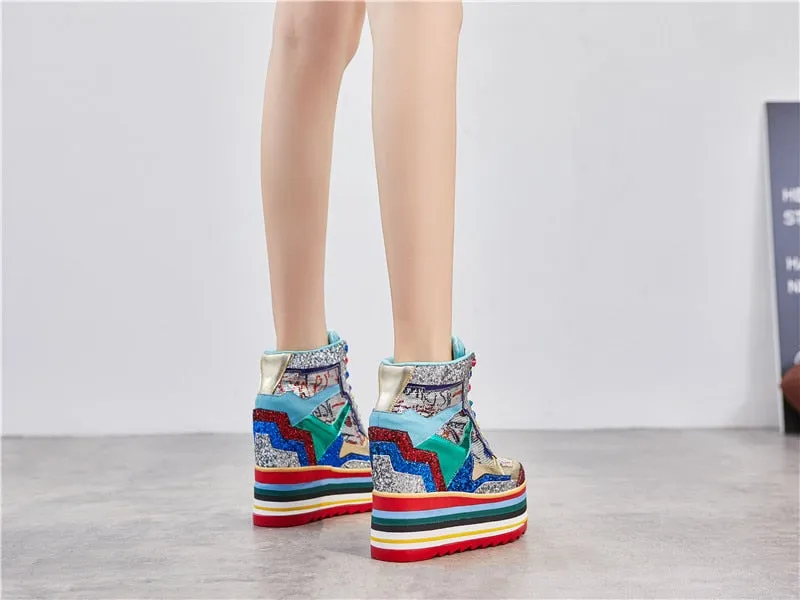 Rainbow Chunky Sneakers