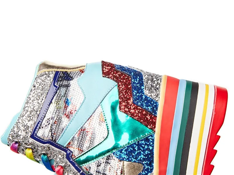 Rainbow Chunky Sneakers