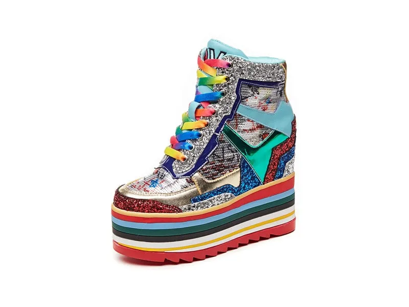 Rainbow Chunky Sneakers