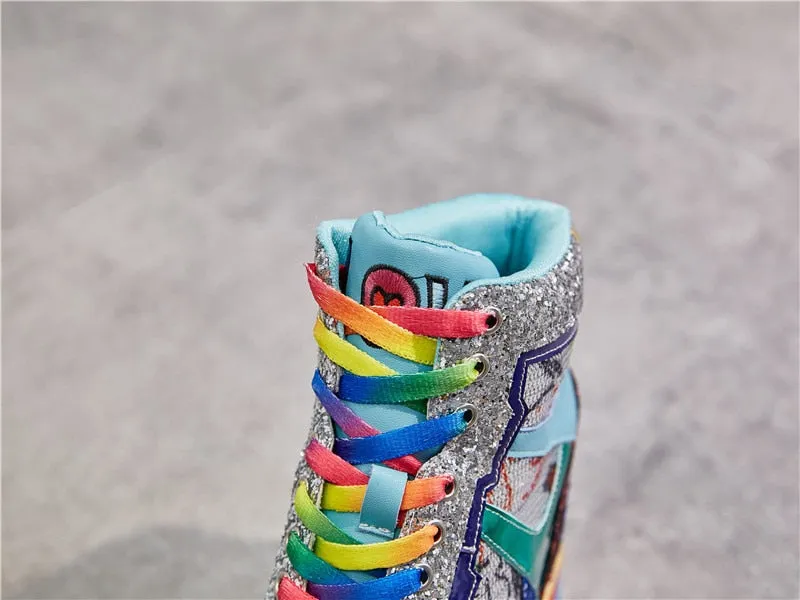 Rainbow Chunky Sneakers