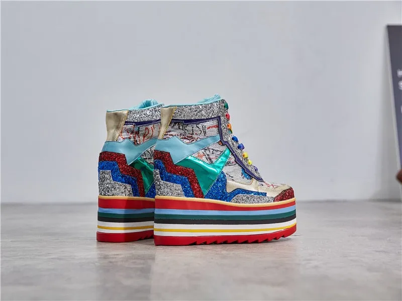 Rainbow Chunky Sneakers