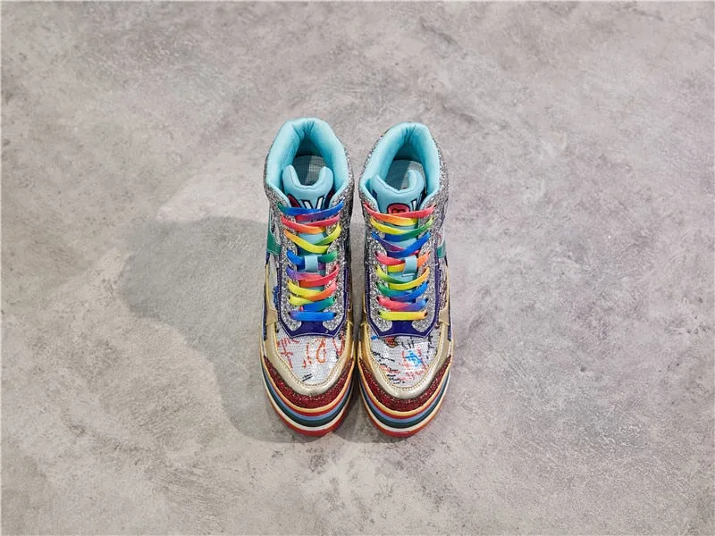 Rainbow Chunky Sneakers