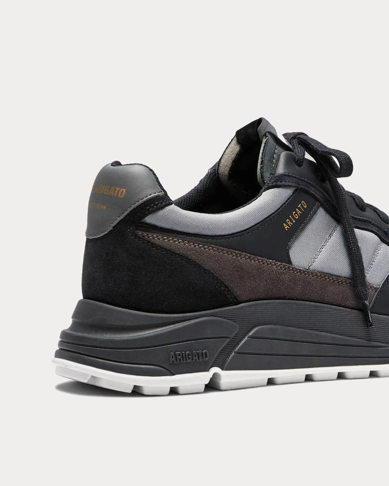 Rush Black / Grey Low Top Sneakers