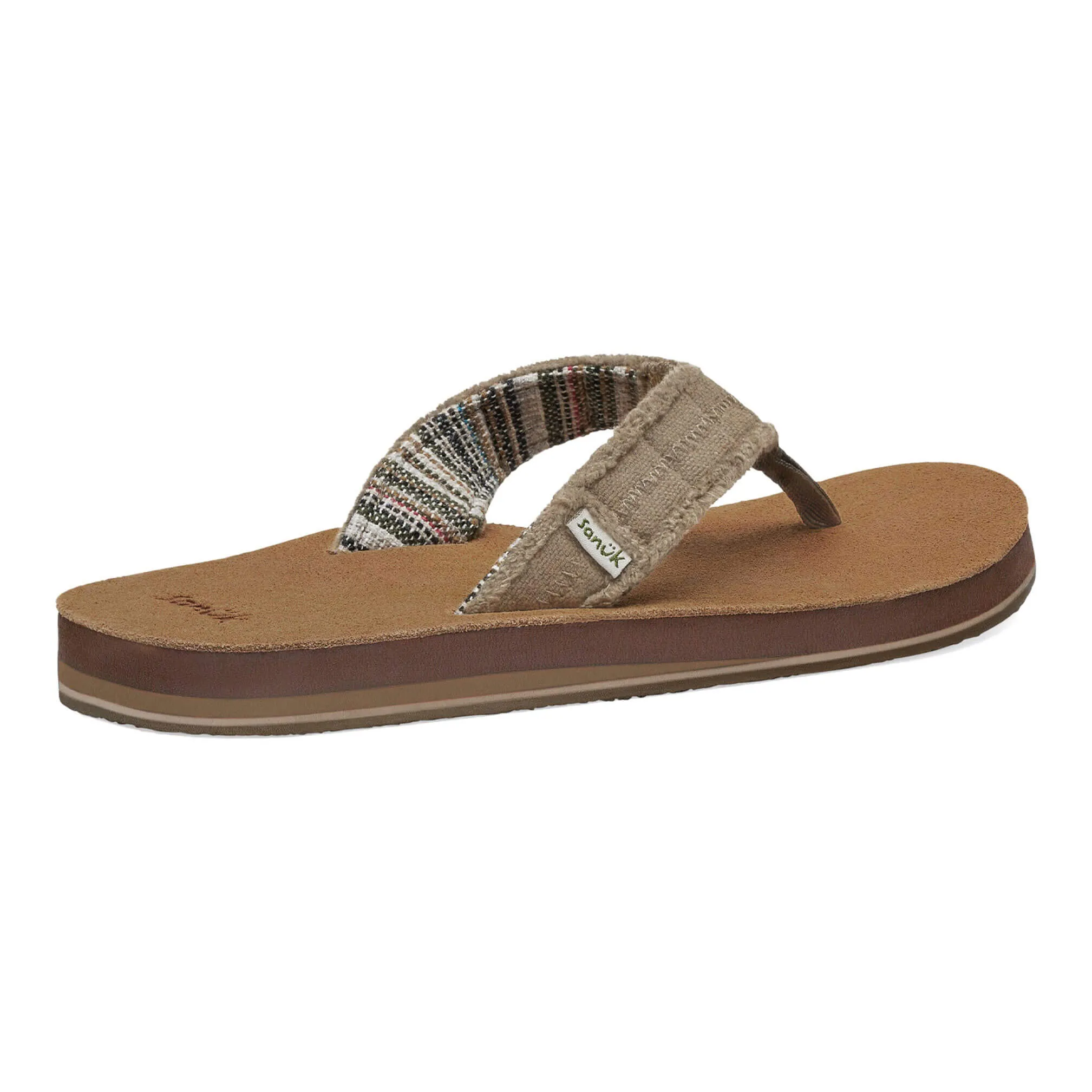 Sanuk Mens Fraid Not Sandals - Natural