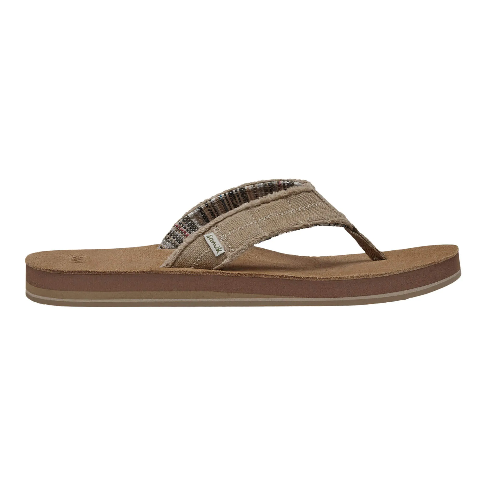 Sanuk Mens Fraid Not Sandals - Natural