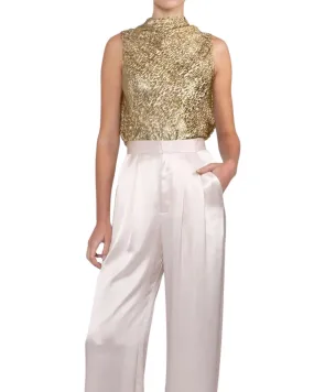 Silvi Top in Gold | Gold