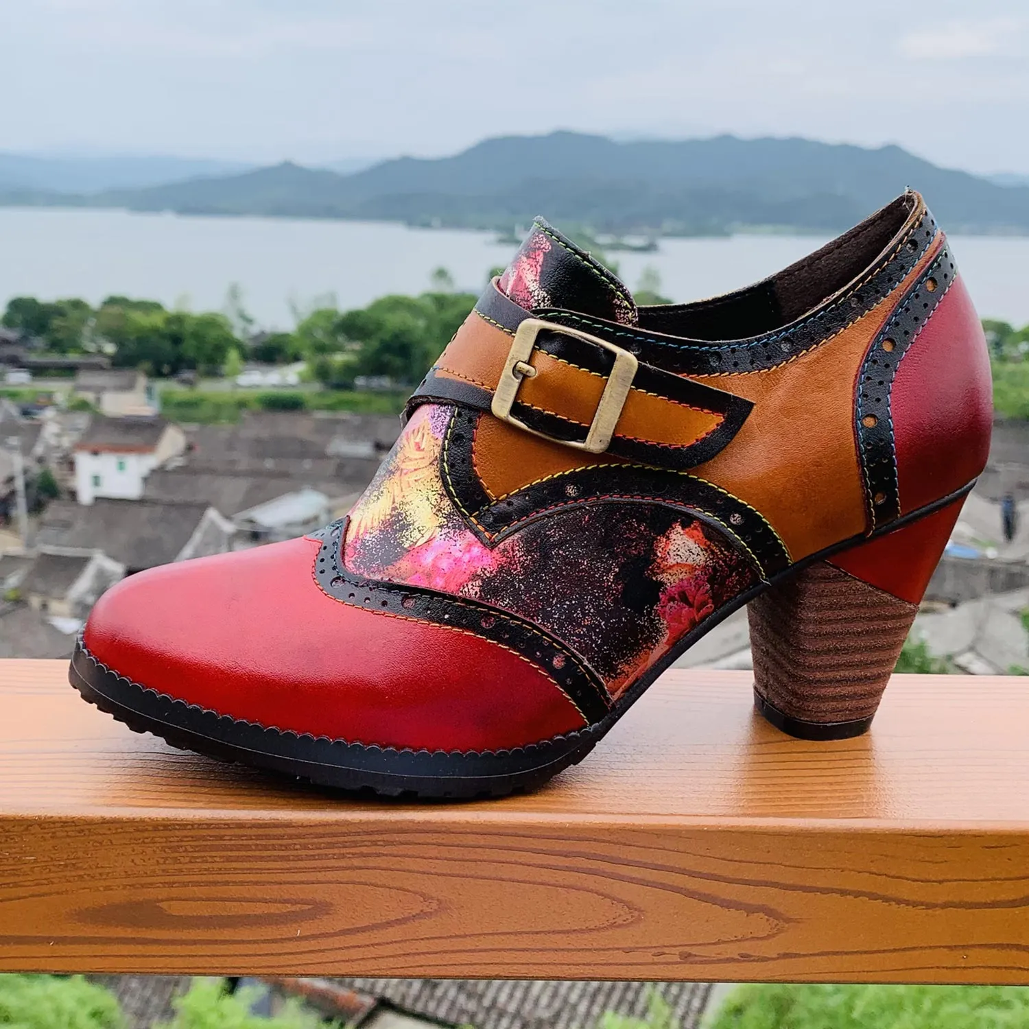 Soft Leather Handmade Pumps